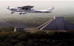 REnta de avionetas en cancun tour privado en charter aereo Vuelo a Chichenitza en helicoptero en cancun